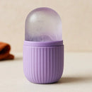 Massageador Facial Refrescante de Silicone – Reduza Inchaço e Olheiras