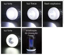 Mata Insetos Elétrico - Lâmpada Com Carregamento Solar Bright Trap