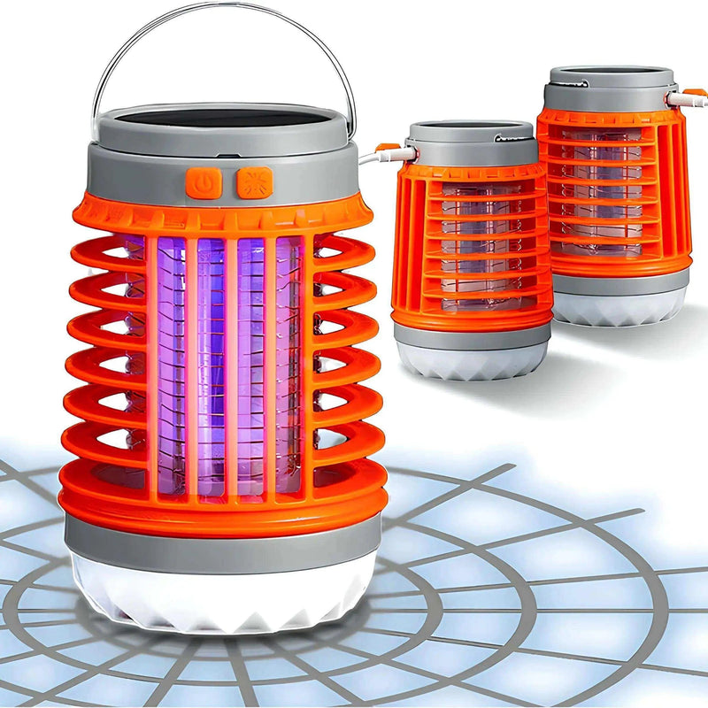Mata Insetos Elétrico - Lâmpada Com Carregamento Solar Bright Trap